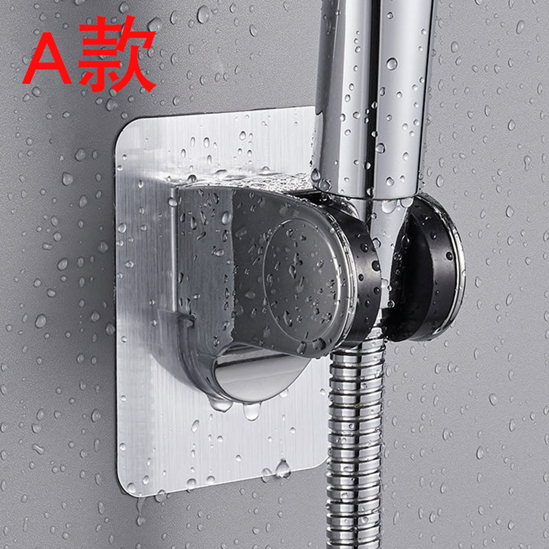 No-drilling showerhead stand, universal adjustable household showerhead, showerhead seat, showerhead base, no-drilling details Picture