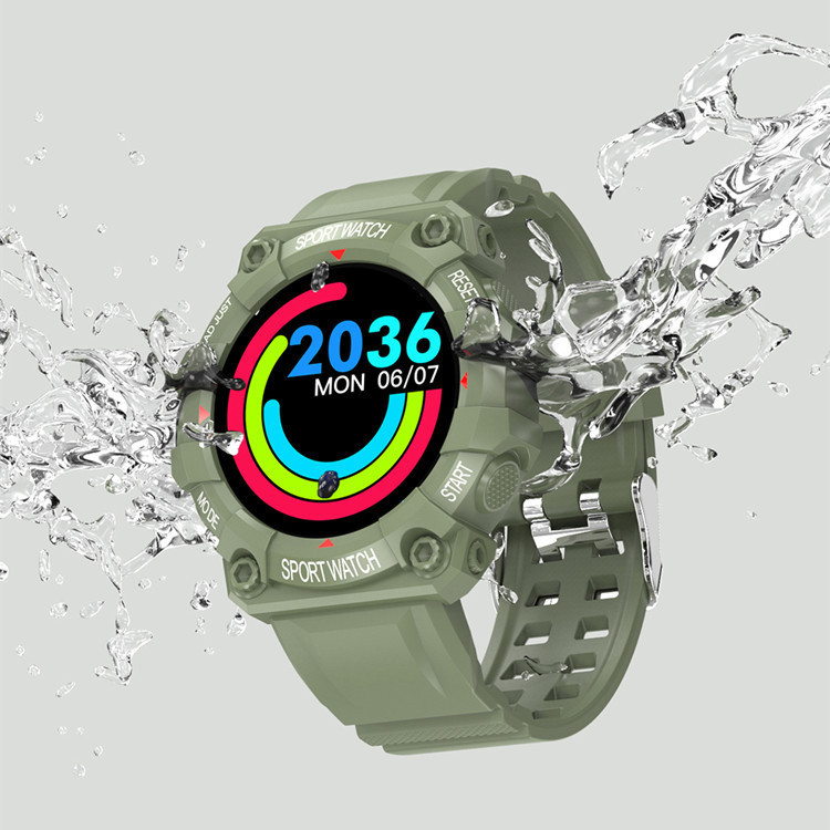 The cross-border bestseller FD68 round screen smart bracelet features a color screen heart rate monitoring, step counting for exercise, heart rate and blood oxygen, and is a smart watch Application Scenario