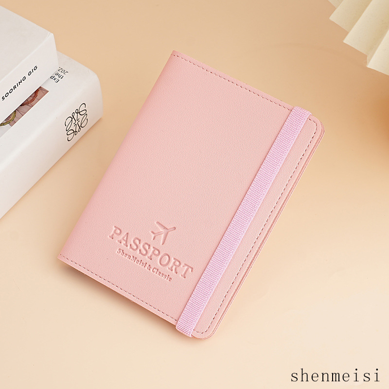 Hot-selling cross-border pu leather passport bag wallet, multi-functional passport holder, passport case details Picture
