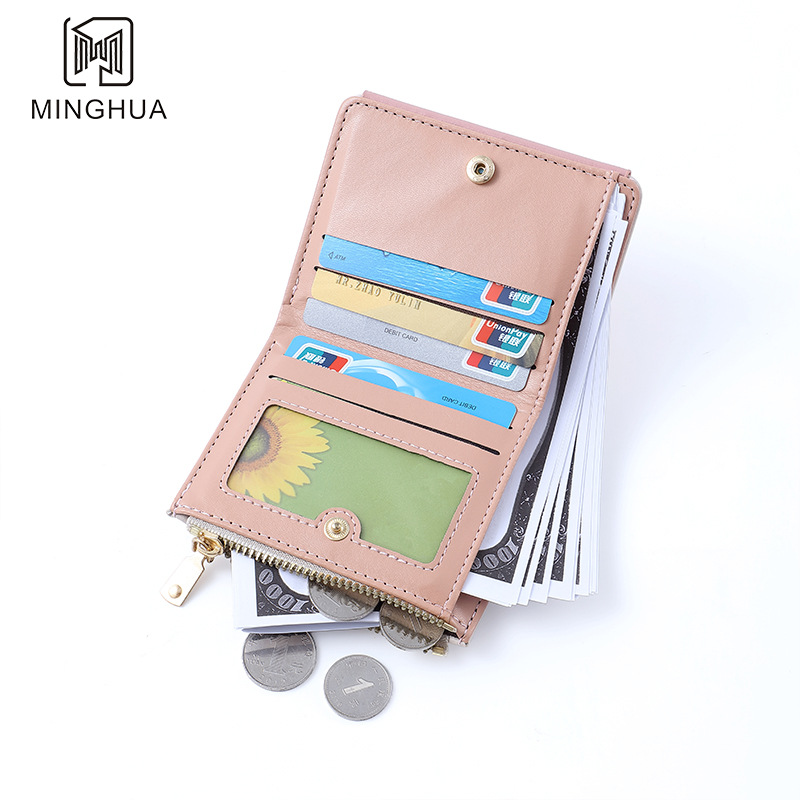 New wallet for women, short card case, RFID coin purse, mini small bag, multi-functional wallet, ID card storage bag Application Scenario