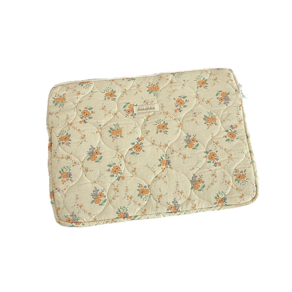52191 Korean ins tablet computer storage cute diamond-shaped embroidered rabbit 11/13/15-inch notebook storage Item Picture