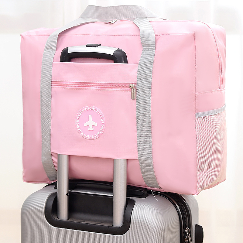 Large-capacity hand-held short-distance boarding travel bag, female student boarding trolley luggage bag, lightweight multi-functional storage bag Application Scenario