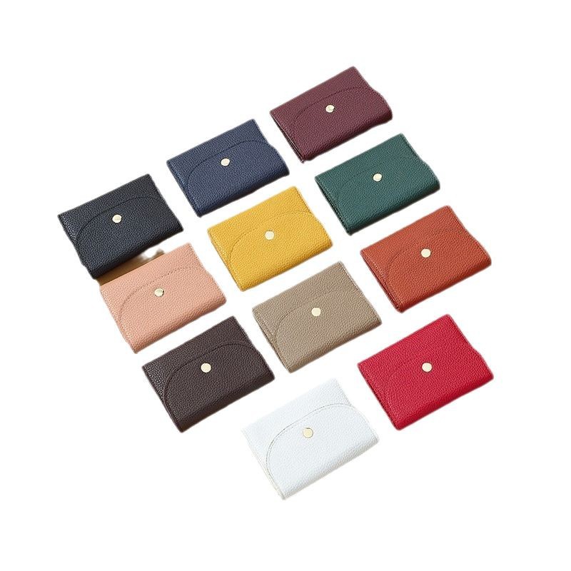 New fashionable coin purse, one-piece card holder, compact driver's license multi-slot mini wallet, ladies' wallet Item Picture