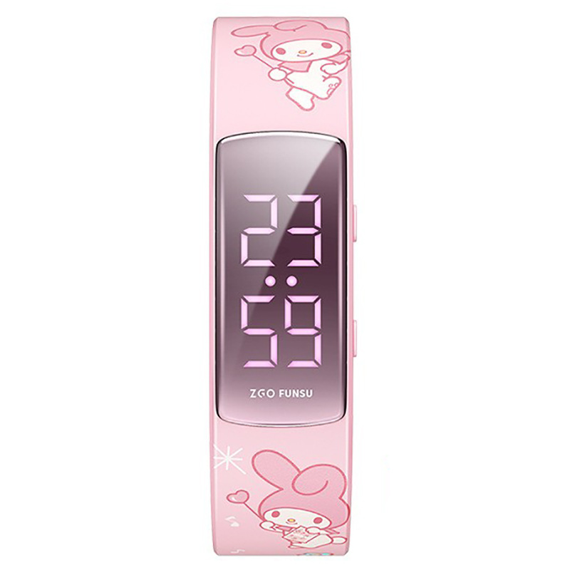 Sanrio Melody Smart Fitness Bracelet, multi-functional watch for students and girls, vibrating alarm clock electronic watch Item Picture
