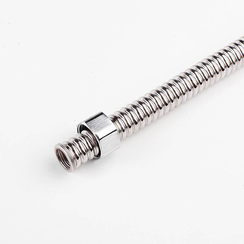 4-point 304 stainless steel corrugated pipe water heater inlet pipe, solar water pipe hose, DN15 explosion-proof metal hose Application Scenario