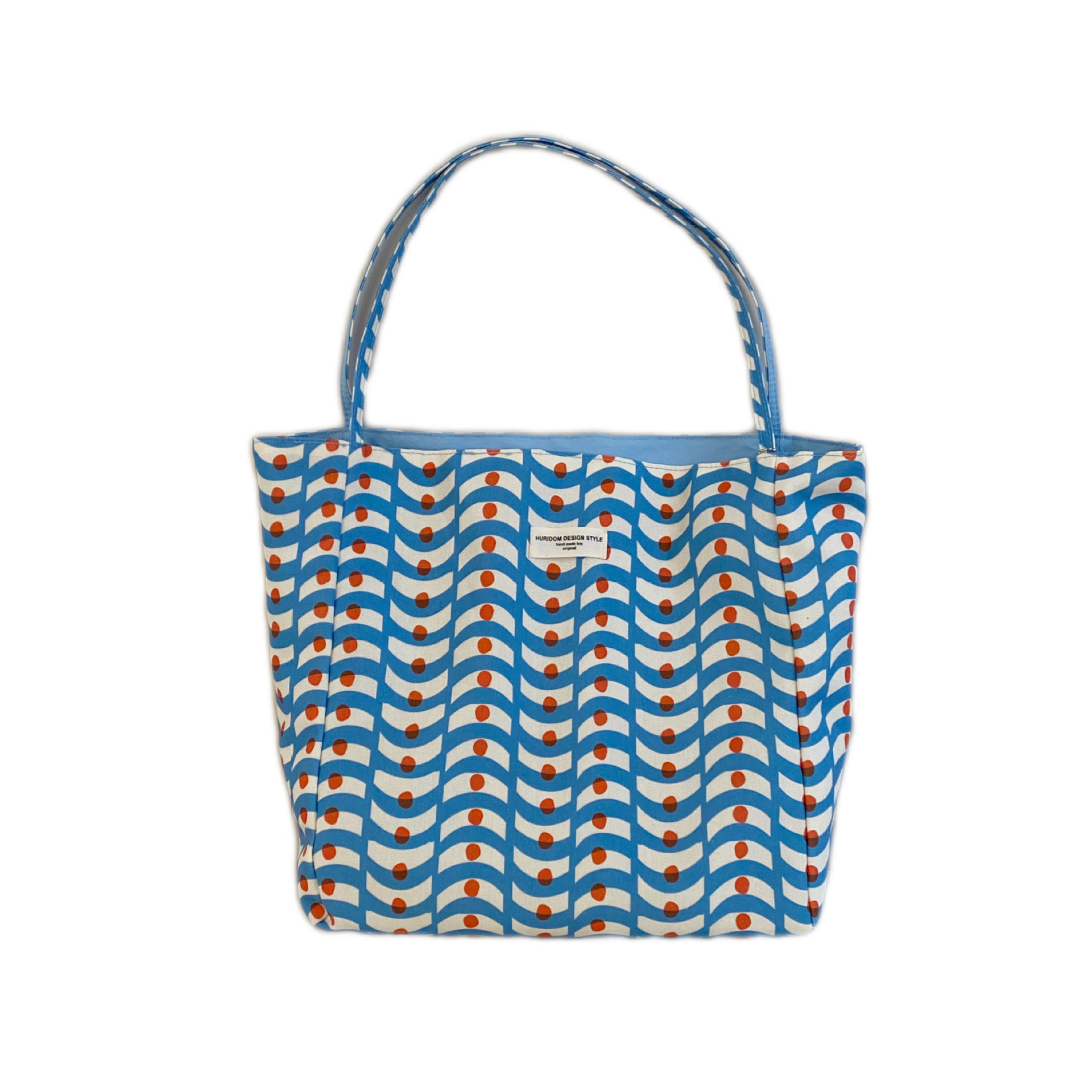 Lazy sail fabric bag, Korean-style relaxed tote bag, large capacity AB side single-shoulder bag, tote bag, underarm bag Item Picture