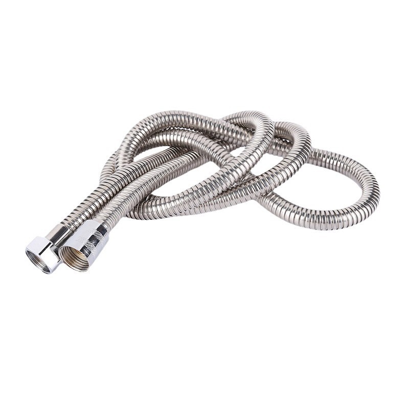 Shower hose, stainless steel shower pipe, bathroom and toilet encrypted explosion-proof water inlet hose, extension pipe, universal accessories Item Picture