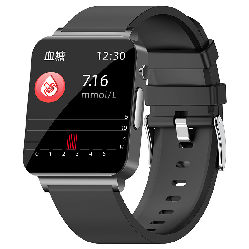 KS03 Smartwatch: Blood Lipid, Heart rate, Blood Sugar, uric acid, blood Oxygen, electrocardiogram, waterproof, sleep monitoring fitness band full figure