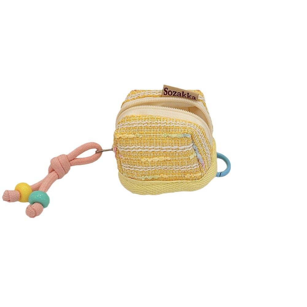 410312 Xiaoxiangfeng is cute and portable, suitable for storing soft fabric cases of Apple wireless Bluetooth headphones Item Picture