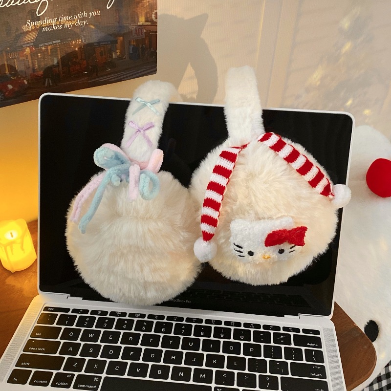 Merry Christmas! Original cat ear protectors for women, winter ear warmth, anti-freezing for cycling, ear warmth, ear protection, ear covering and ear wrapping Specification drawing