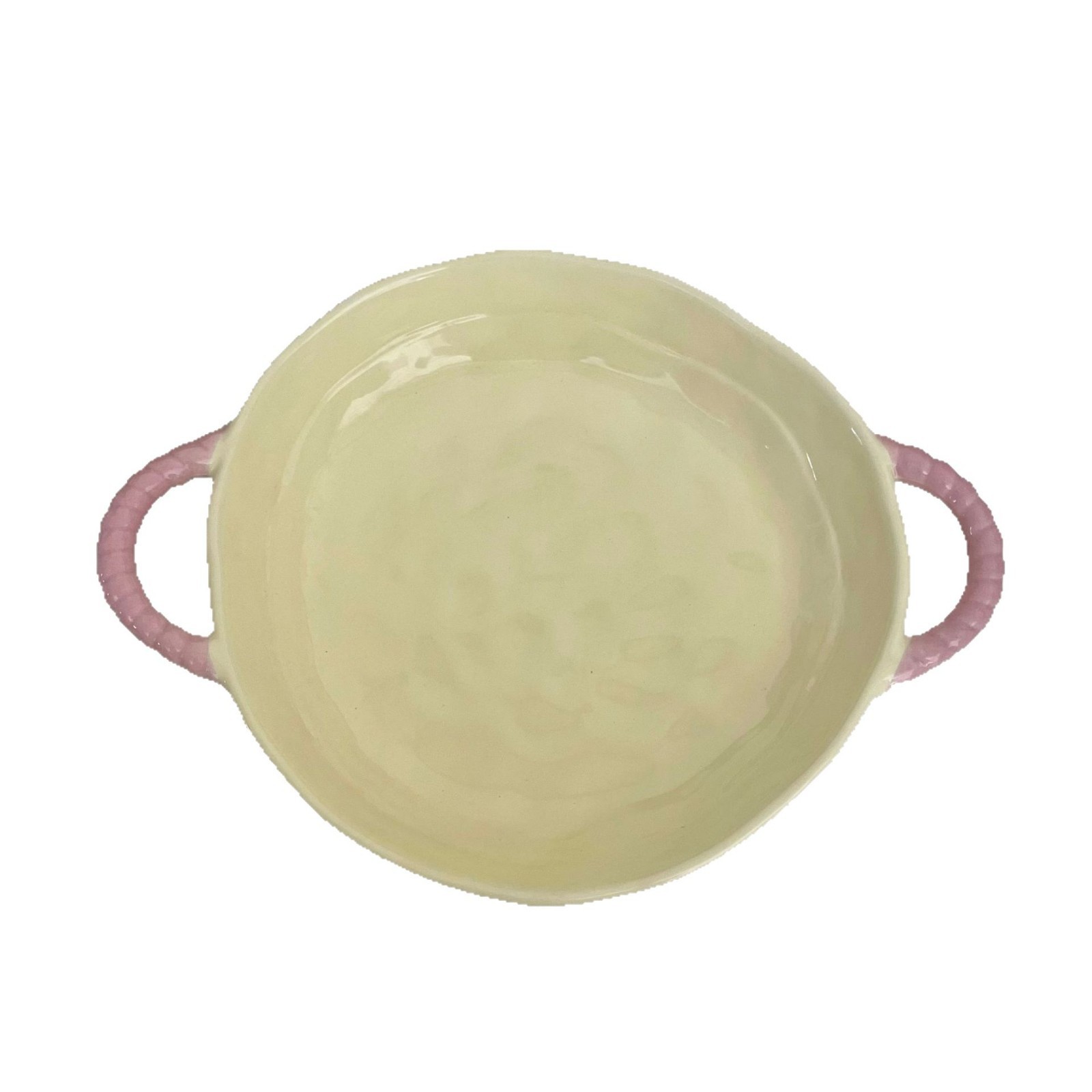 ins high appearance level plate, home vegetable plate, cute cream-style ceramic dinner plate, breakfast double-ear plate, fruit salad plate Item Picture