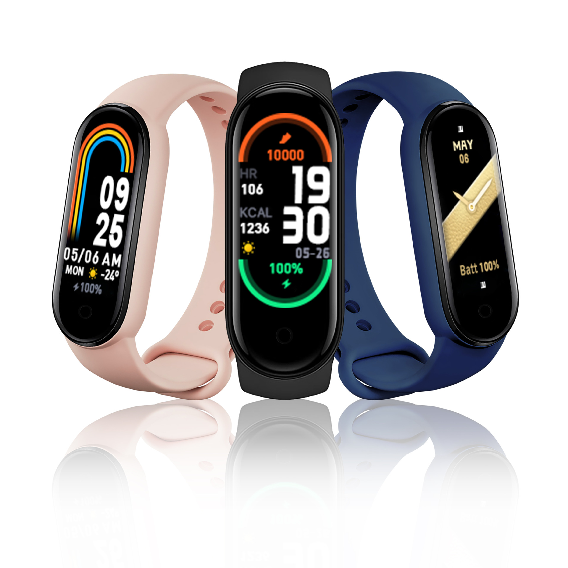 The M8 smart bracelet is suitable for both men and women, featuring a dial, step counting, Bluetooth, heart rate, blood pressure, blood oxygen, and health monitoring, as well as a fitness bracelet Item Picture