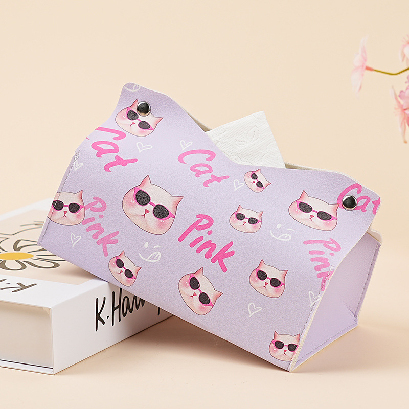 New type of tissue box, home tissue box, living room desk, bar counter decoration, creative tissue box, simple, cute and light luxury Application Scenario