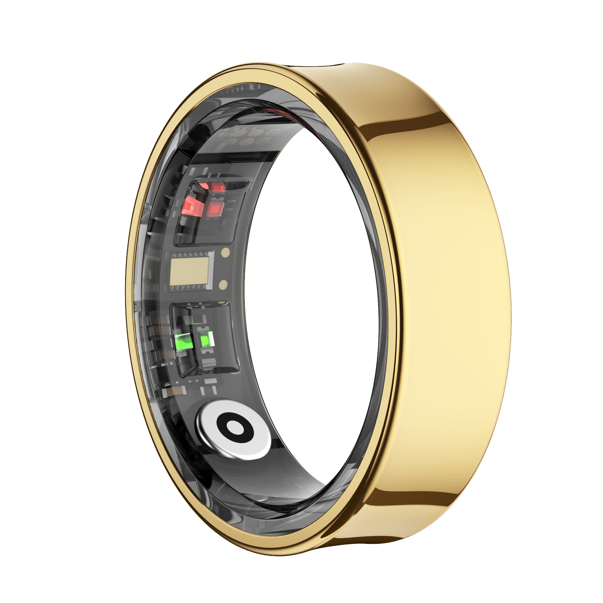 The new cross-border R09 smart ring features heart rate, blood oxygen, sleep, exercise step counting, water resistance, Bluetooth, camera and charging case Item Picture