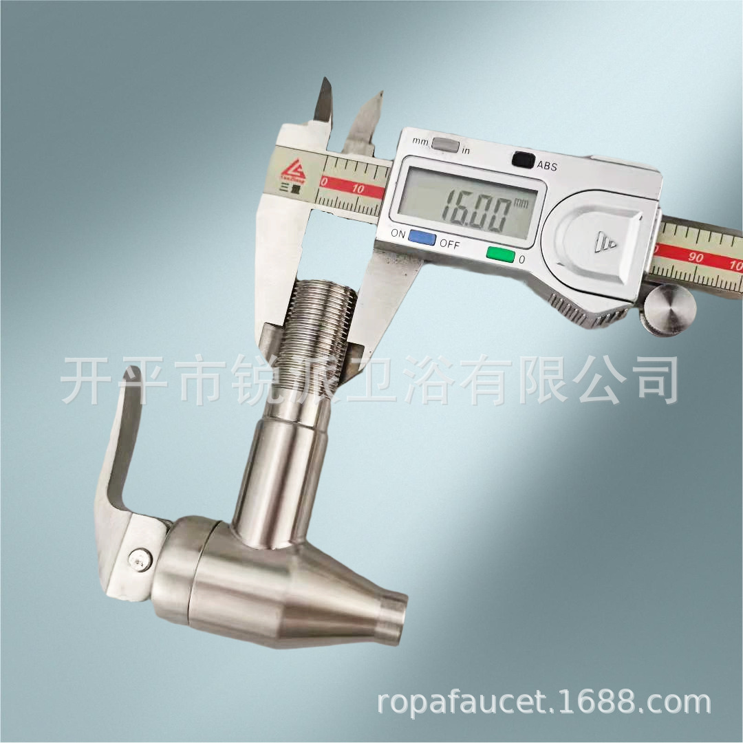 Factory direct sales of 304 stainless steel wine barrel faucet BD8009M16(joint length 35MM) I-shaped silicone gasket Item Picture