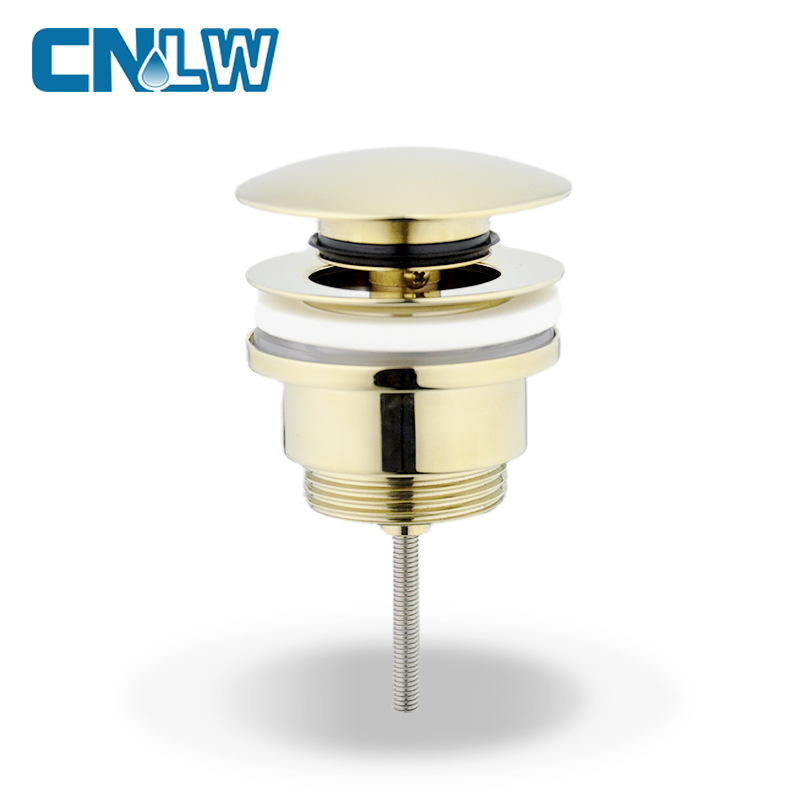 CE certified drain, washbasin, spring core, anti-odor plug, washbasin, all-copper, bathroom basin, and drain for export wholesale Item Picture