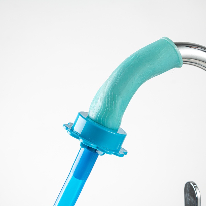 Cross-border silicone universal joint, shower pipe, pet bath pipe, silicone universal joint, showerhead cleaning tool details Picture