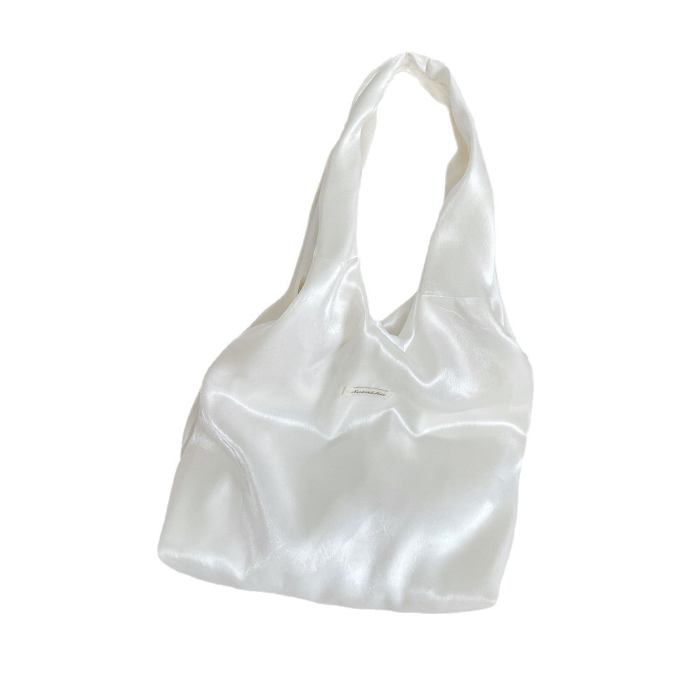 56261 Gentle girl's ethereal vest bag, single-shoulder bag, large-capacity handbag, laid-back style underarm tote bag Item Picture