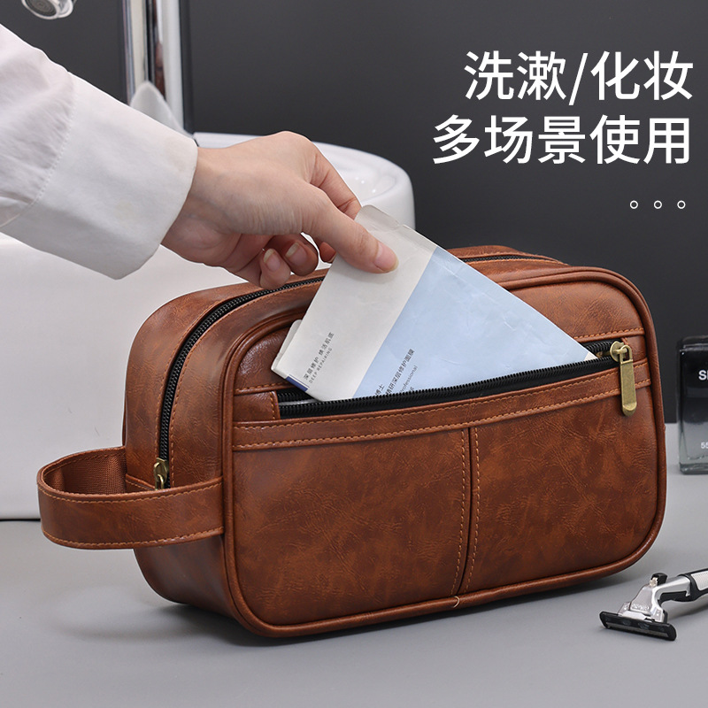 Amazon Business Travel portable makeup bag, men's toiletry bag, zoned storage, high appearance level, large capacity storage bag Application Scenario