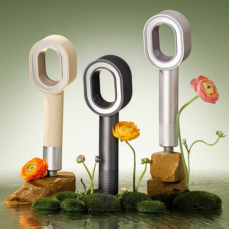 Cross-border foreign trade filtration, fragrance, beauty care, handheld shower head, water purifier, chlorine removal, pressure increase, bathroom shower head details Picture