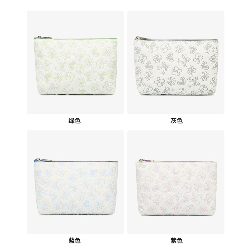 High-end InS-style makeup bag, women's portable large-capacity travel toiletry bag, new Amazon cross-border storage bag details Picture