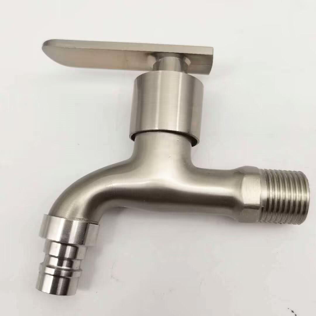 Washing machine faucet, 4-inch and 6-inch extended mop sink, splash-proof special tap water, one in and two out switch faucet full figure