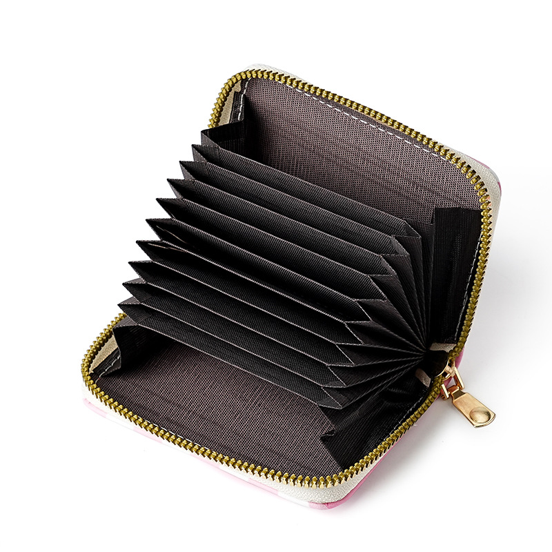 Cross-border zipper card case for women with multiple slots, anti-demagnetization 2025 new cute cartoon bank card, credit card and coin purse Application Scenario