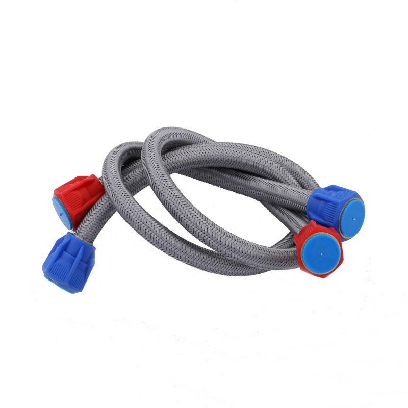 Factory direct sales of high-pressure explosion-proof braided tubes for household water heaters, cold and hot braided hoses, PET material water inlet pipes Item Picture