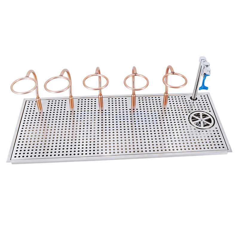 Coffee shop hand-brewed coffee operation counter, commercial milk tea shop cleaner, water purifier, cup pusher, faucet, cup holder full figure