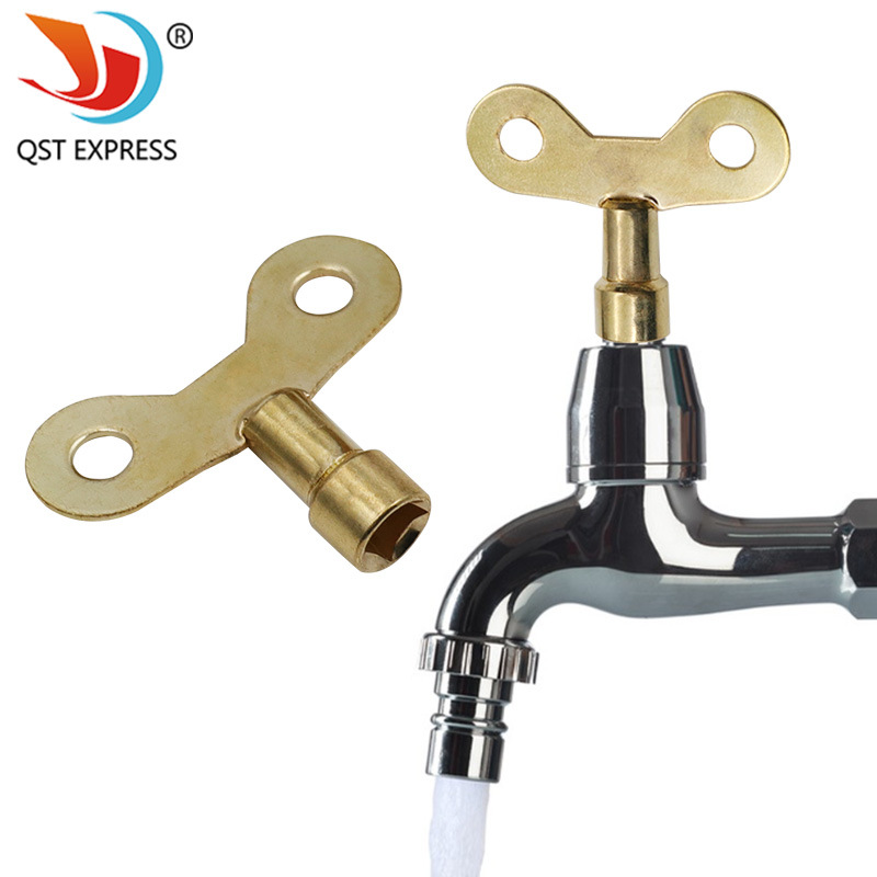 Faucet switch key handle faucet with lock key key quick-open faucet four-corner key handle full figure