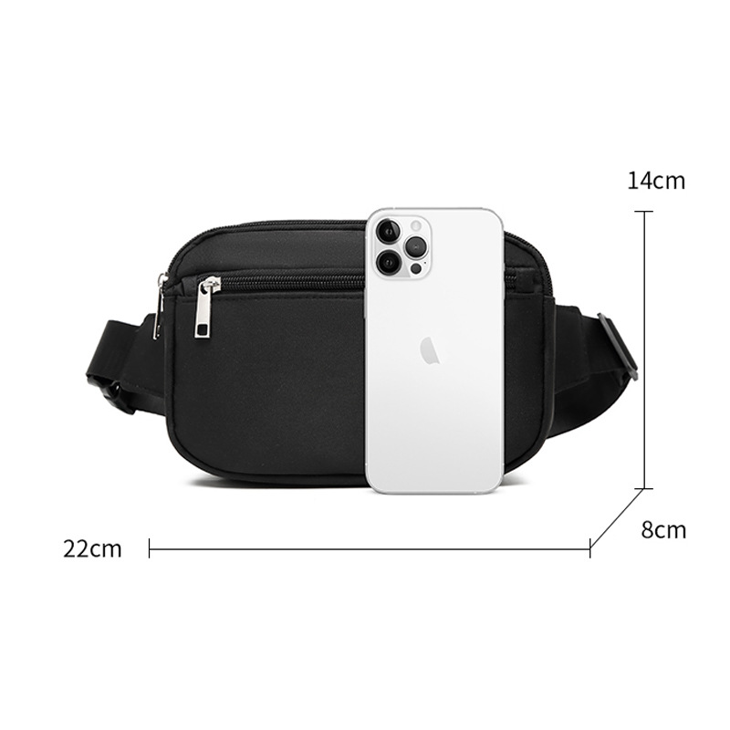 Wholesale in stock: Women's and men's belts, waist bags, crossbody bags, running, hiking, exercise, gym logo, double-layer details Picture