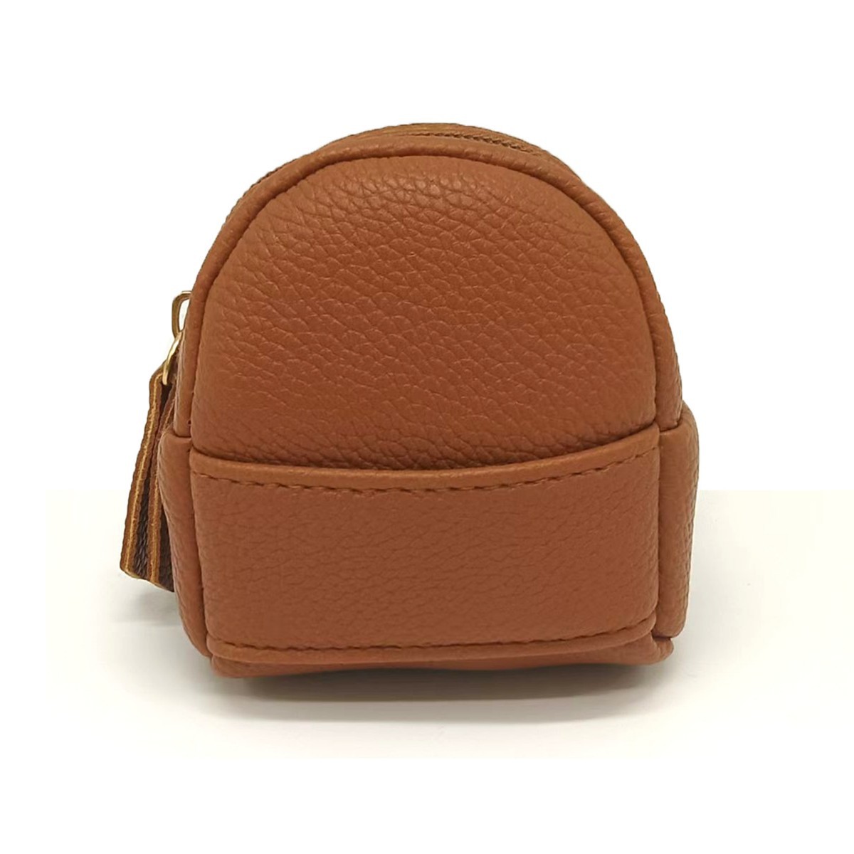 2024 New lychee-patterned small backpack keychain mini portable storage wireless headphones, loose change Item Picture
