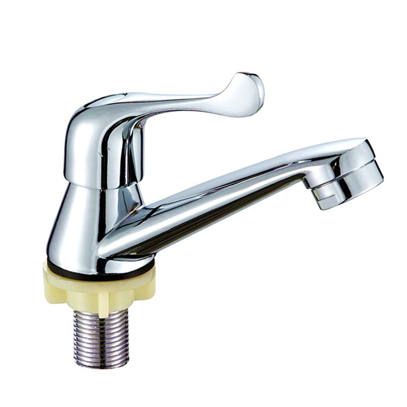 96 washbasin single cold water faucet, bathroom balcony washbasin quick opening single cold water alloy faucet factory direct sales Item Picture