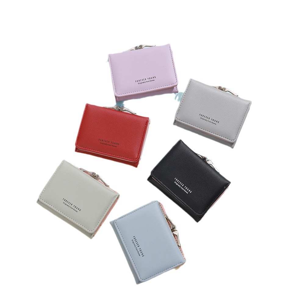 Fashionable ladies' wallet, short casual wallet, women's wallet, coin wallet, card bag, 30% off, clutch, cross-border Item Picture