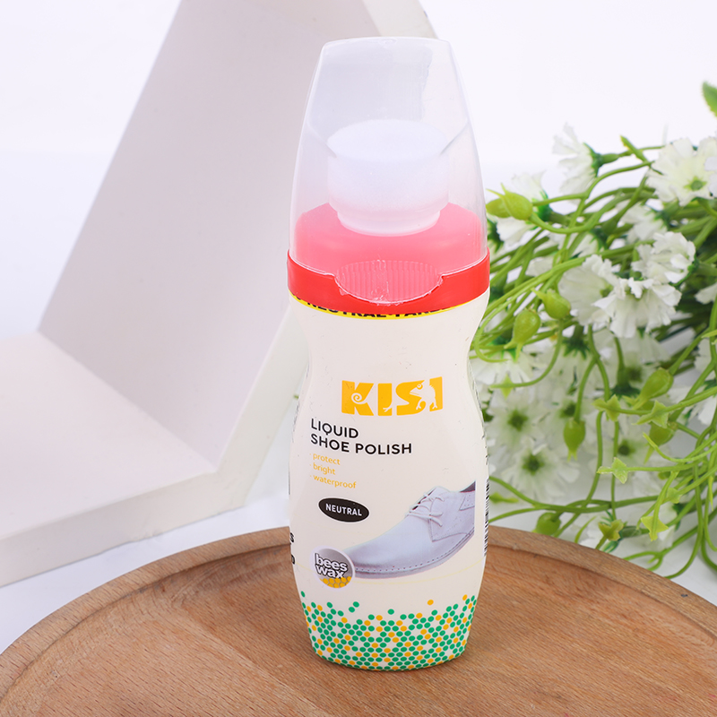 KISI liquid shoe polish is a black-brown colorless leather shoe care oil and leather care agent details Picture