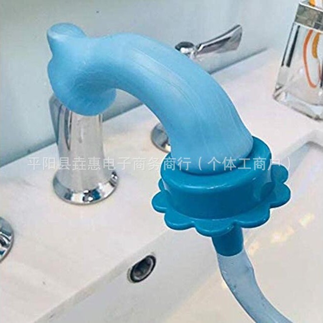 Pet Rinser cross-border universal silicone joint shower pipe, pet bathing pipe, silicone universal showerhead details Picture