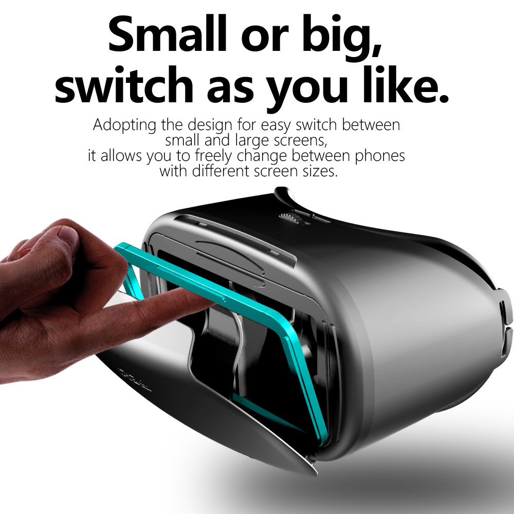 The cross-border best-selling VRGpro X7 mobile phone-specific Blu-ray version VR glasses, virtual reality helmet and 3D magic mirror Application Scenario