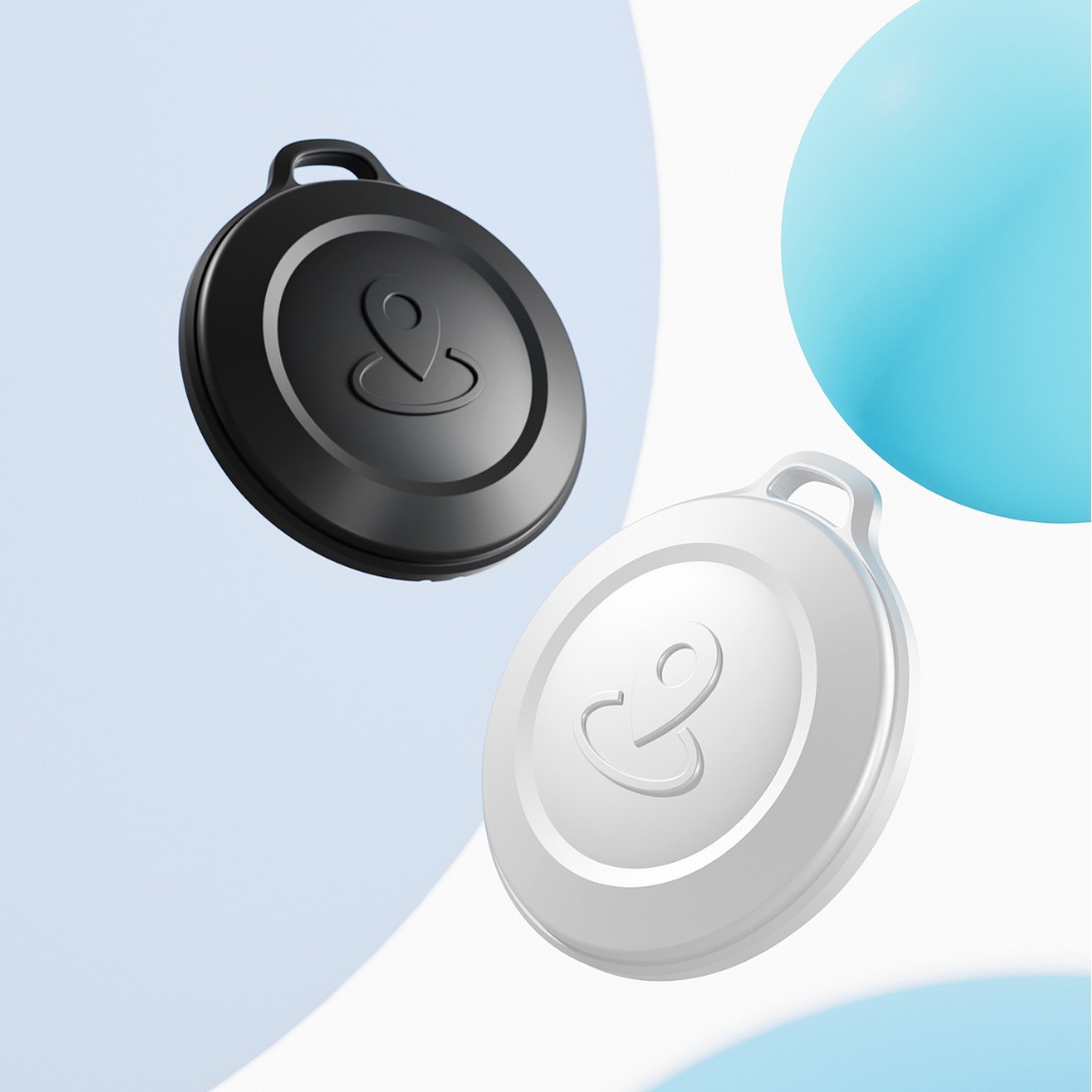 Apple Find My Location anti-loss device is compatible with Apple Air Tag to help find people, pets and children all over the world full figure