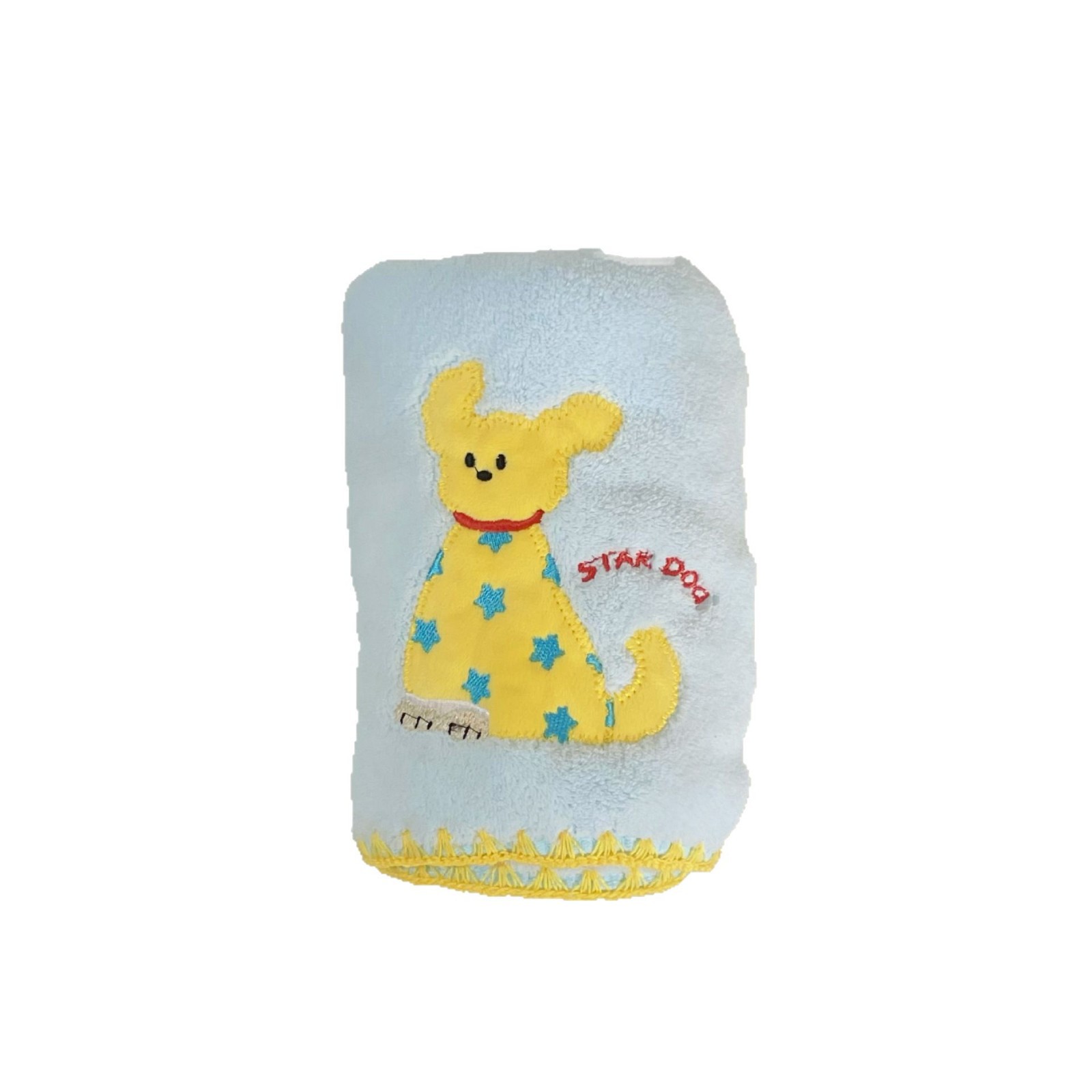 Yellow Puppy bath towel 2025 New style thickened coral fleece absorbent quick-drying bathroom towel Dry Hair cap Bath towel Item Picture
