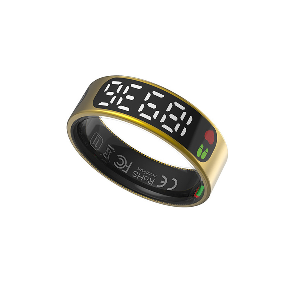 New product TK9 display smart ring, heart rate, blood oxygen, sleep health monitoring, remote control for taking photos, waterproof for sports Item Picture