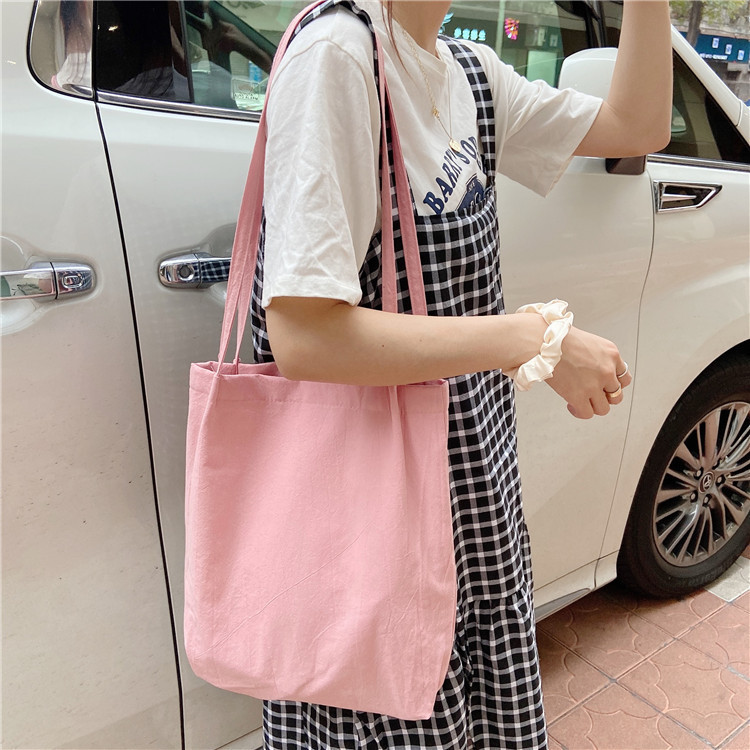 J01 Forest-style washed cotton and linen thin shoulder strap single-shoulder handbag, wholesale of cloth bags, simple and artistic forest-style women's bags Specification drawing