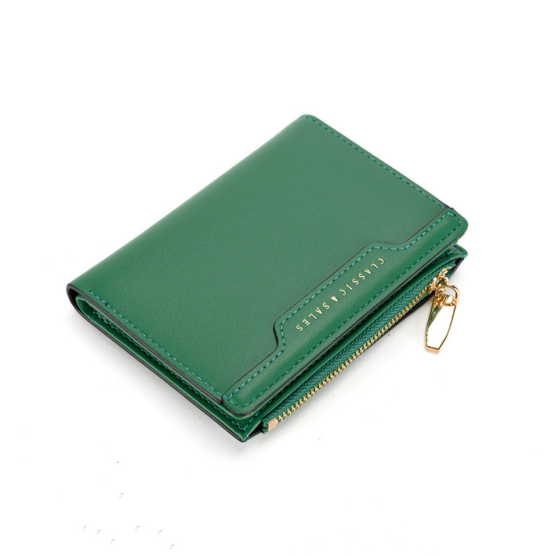 The 2024 new Korean-style multi-functional wallet with a zipper for women is compact, exquisite and ultra-thin. It is a card holder and ID bag Item Picture