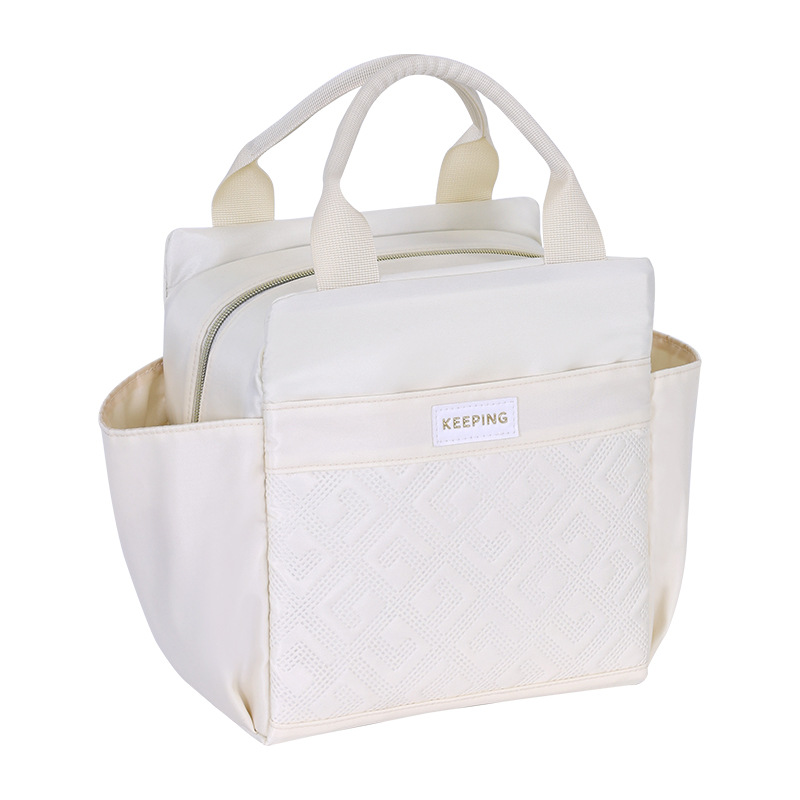 Amazon's new lunch box insulated bag, a handbag for office workers to carry food, high appearance level, lunch box bag, picnic bag Item Picture