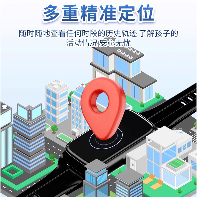 The new 5G children's smartwatch is fully networked, smart, waterproof, and has a card-inserting function. Primary and secondary school students can make video calls Specification drawing