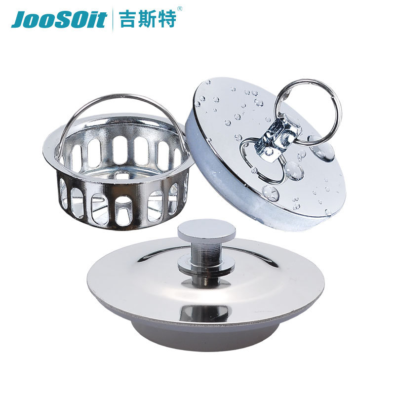 Bathtub drain plug, universal laundry sink water-blocking cover, stainless steel drain plug for bathtub, special accessory for drain details Picture