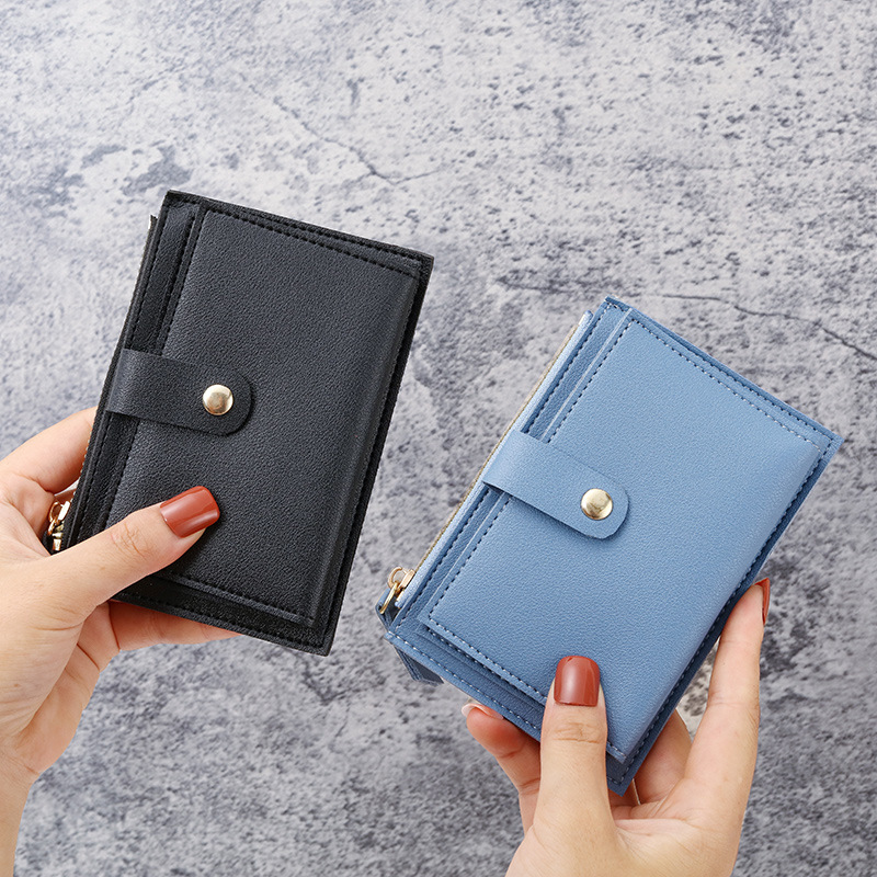 Ladies' ultra-thin card case, Korean-style coin purse, zipper card case, candy-colored bus, student bank card case, US dollar case Application Scenario