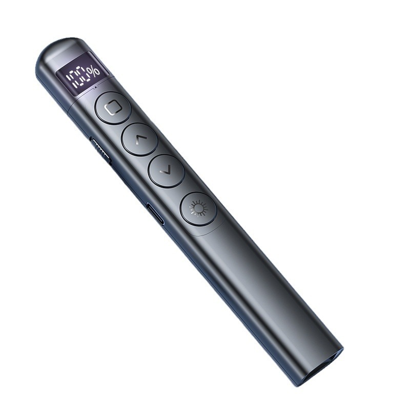 Laser multi-functional page-turning pen, teaching multimedia PPT with digital display, wireless teacher's pointer remote control pen Item Picture