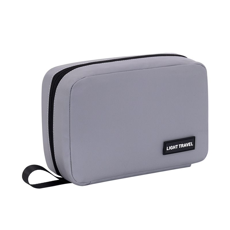 The new cross-border product, the compact and portable Shuge men's toiletry bag, travel zoned storage, cosmetics storage bag, and toiletry bag Item Picture