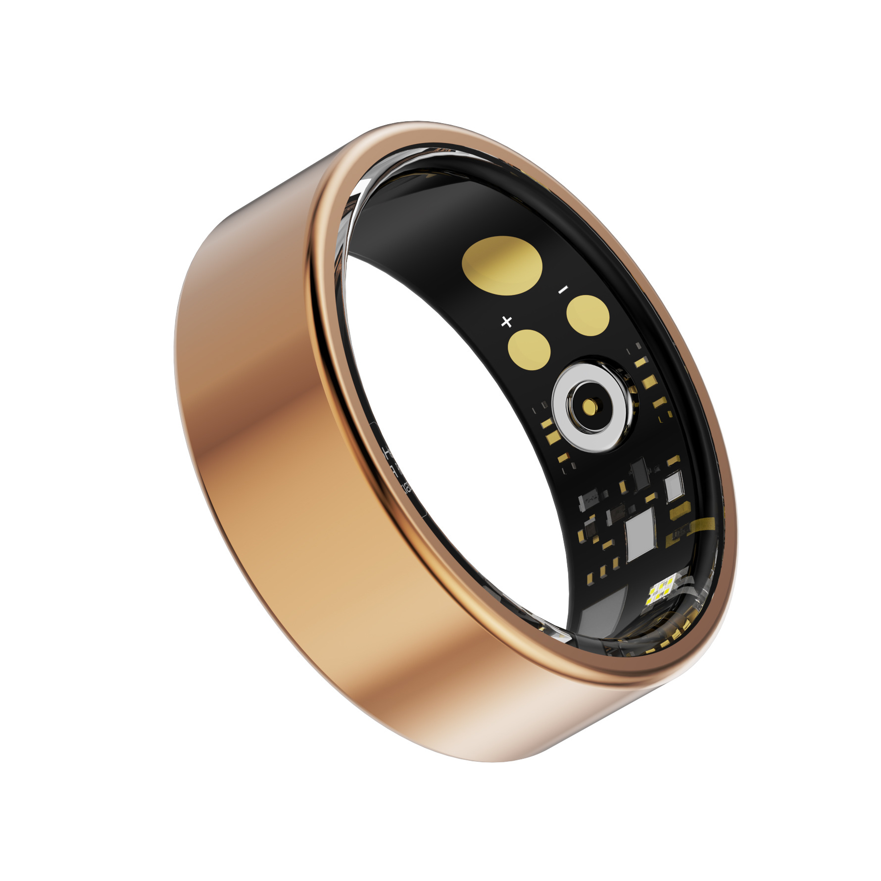 Cross-border smart ring, black technology Bluetooth, blood oxygen, heart rate, blood pressure health monitoring, men's and women's black technology waterproof ring Item Picture