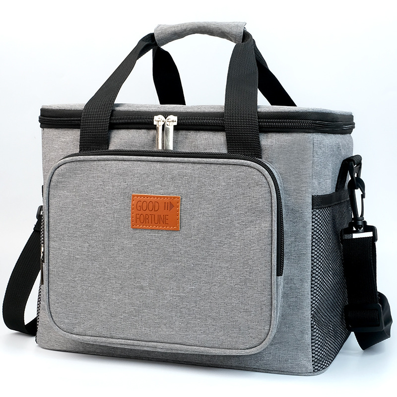 Amazon cross-border lunch bags, hand and shoulder picnic bags, PEVA outdoor car ice packs, insulated lunch box bags wholesale full figure